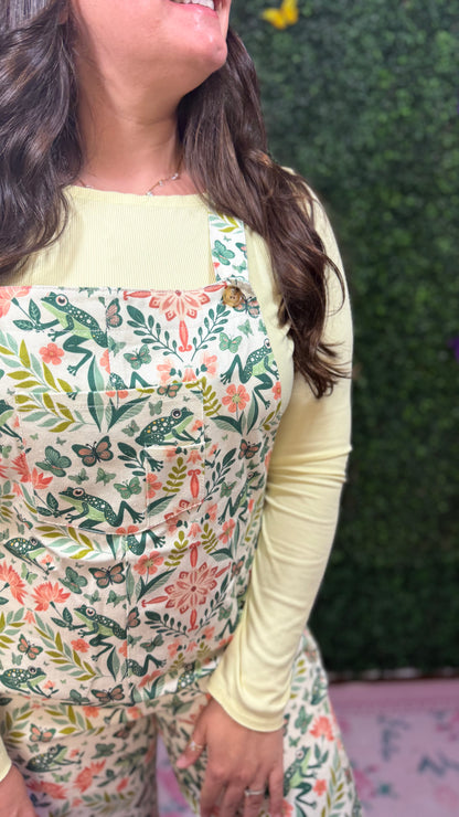 Whimsy Rainforest Overalls