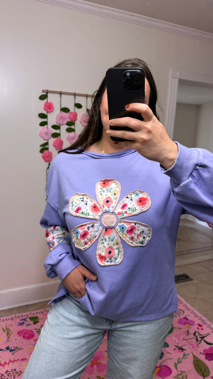 Petal Patch Pullover
