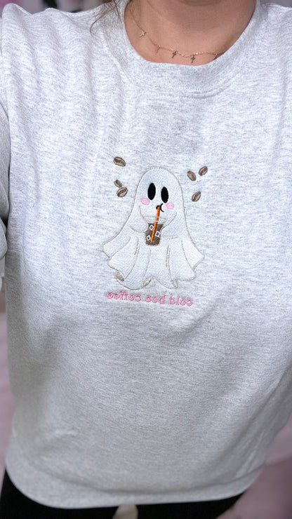 Cold Boo Embroidered Crewneck