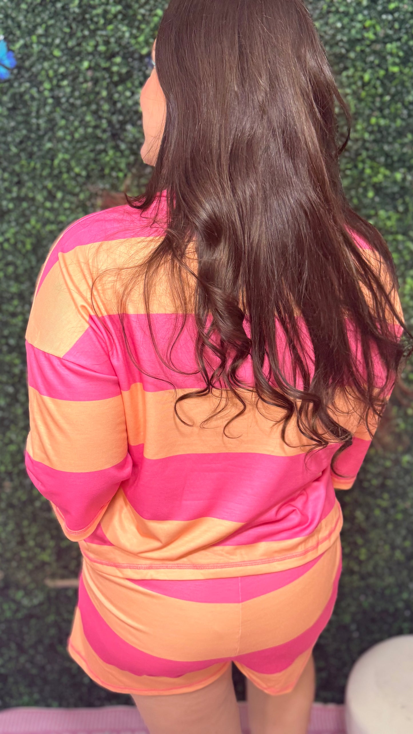Orange Crush Shorts Set (S-XL)