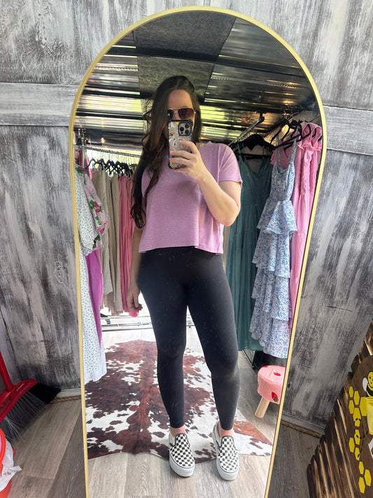 Pink Crop Top