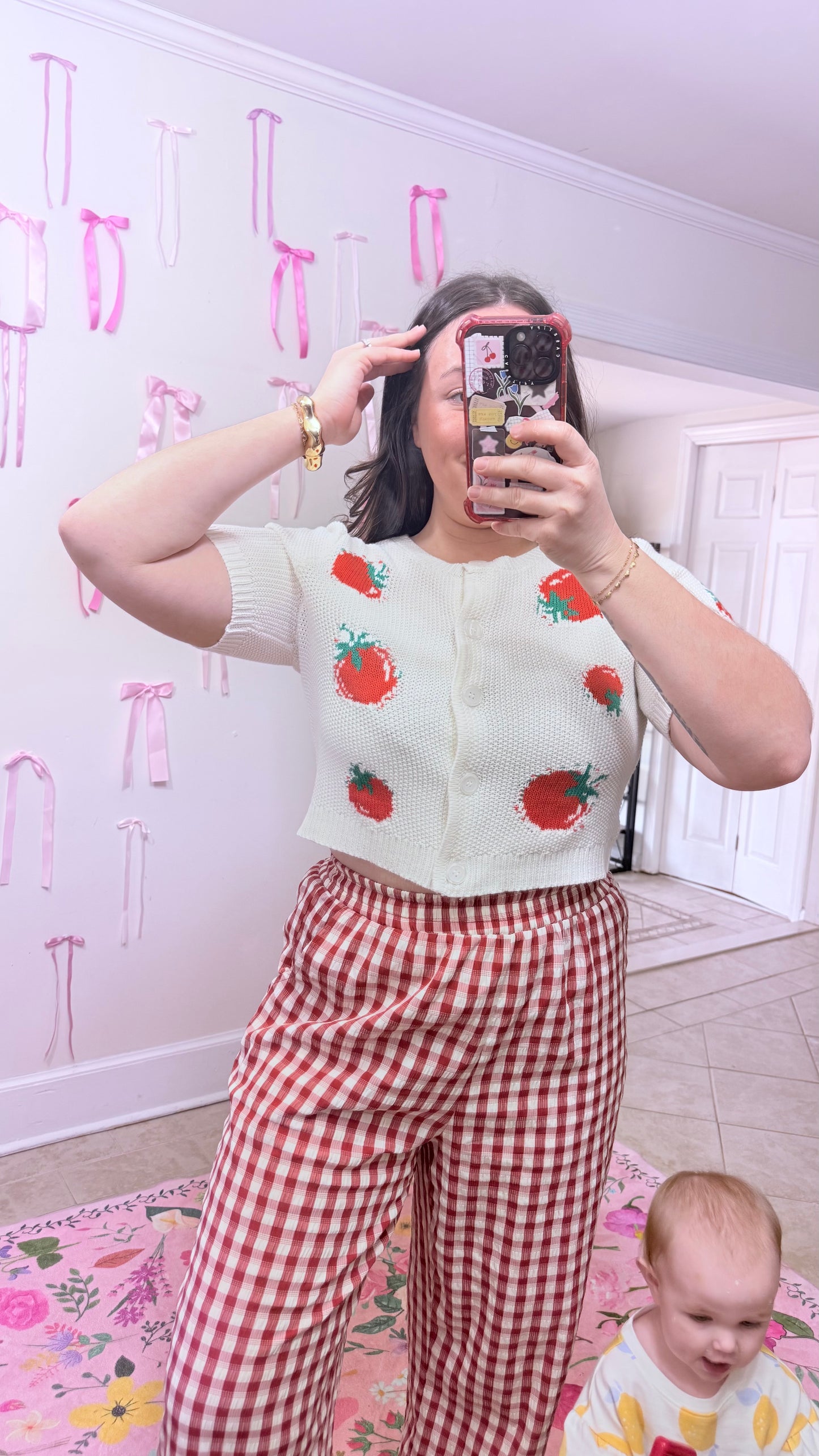 Fresh Pick Tomato Cardigan