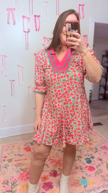 Pink Petal Pop Dress