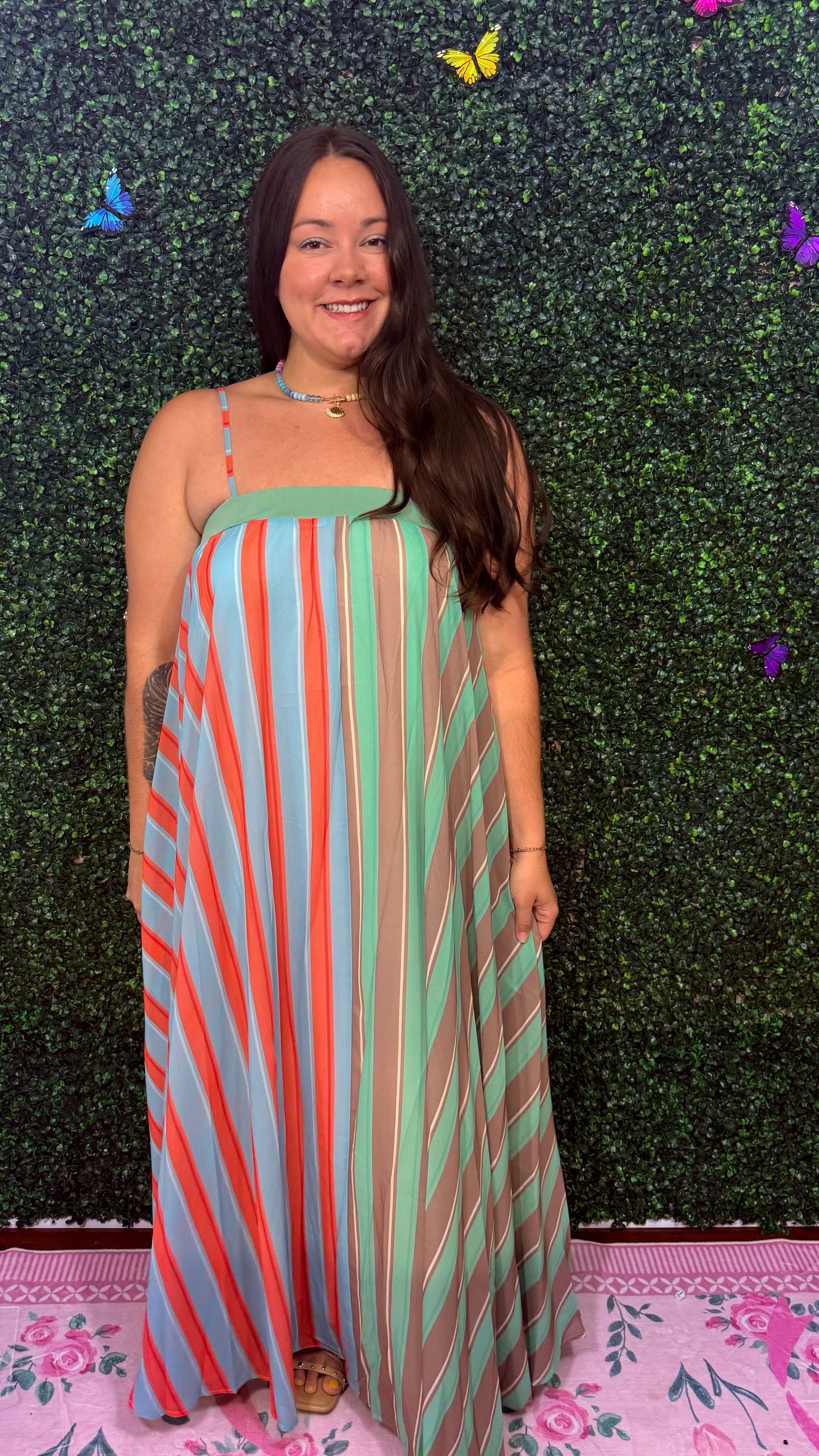 Serafina Striped Maxi