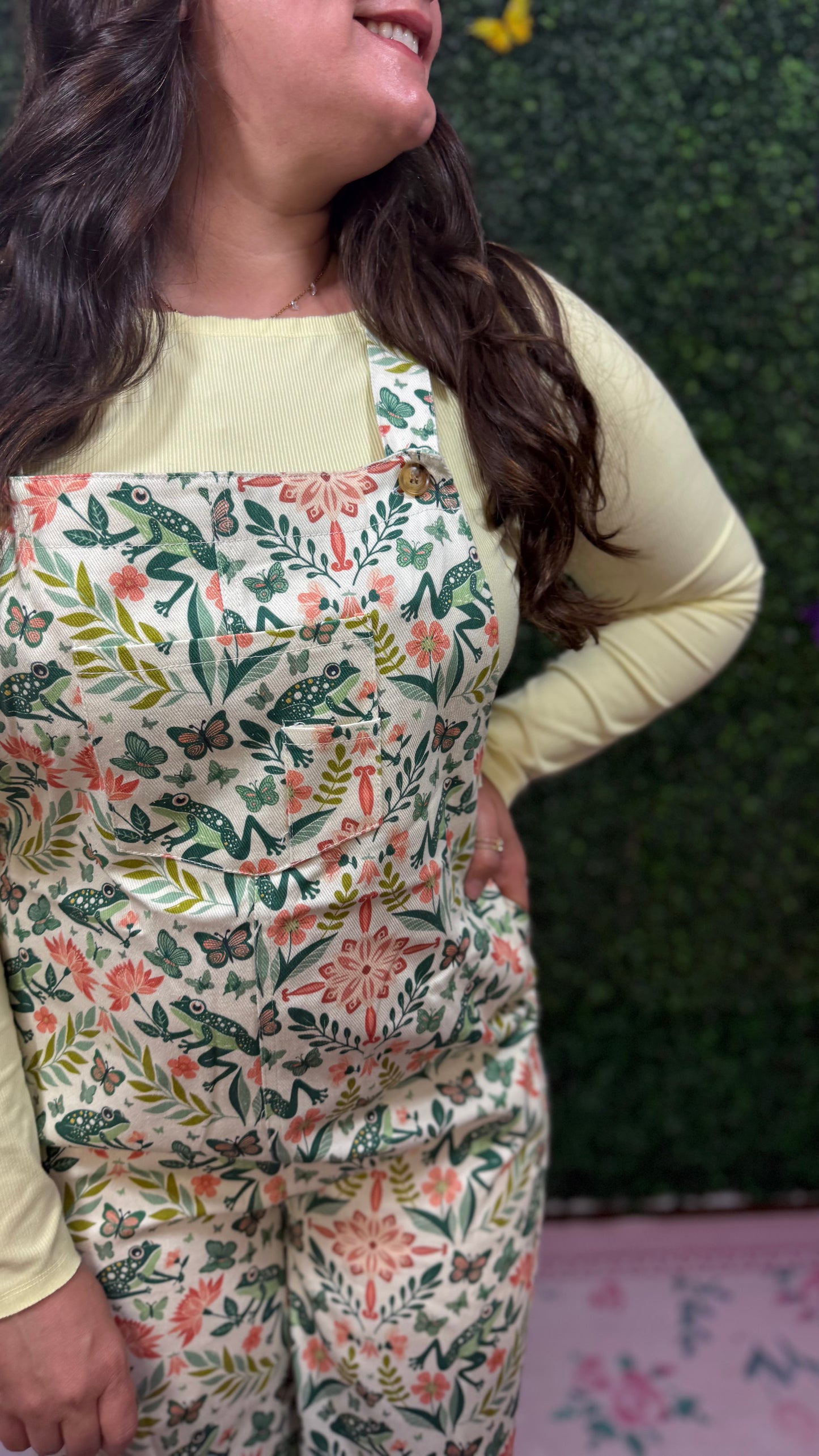 Whimsy Rainforest Overalls