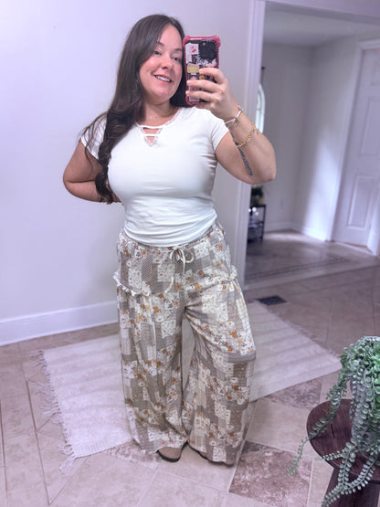 Golden Hour Patchwork Pants