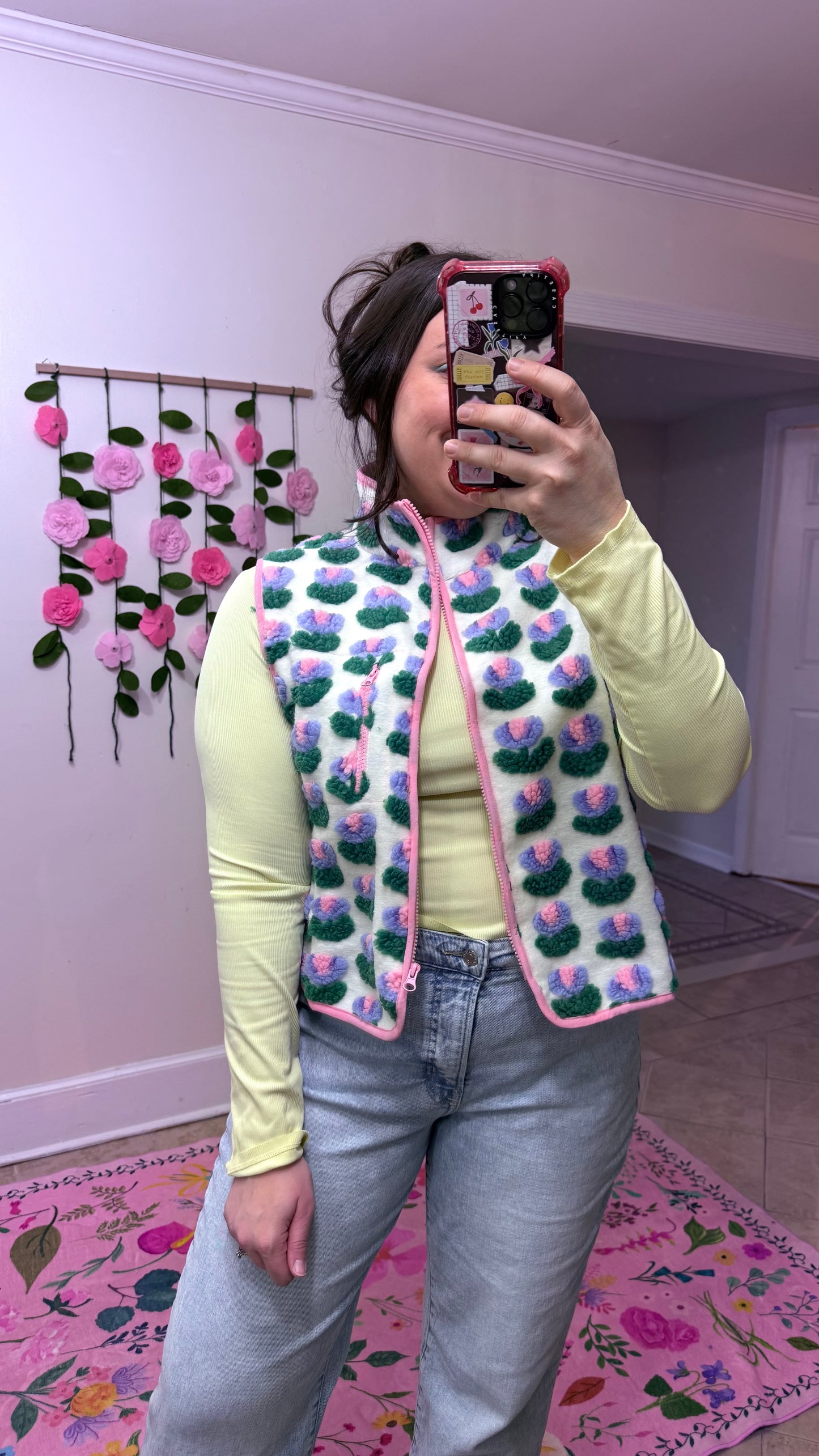 Tulip Pop Textured Vest