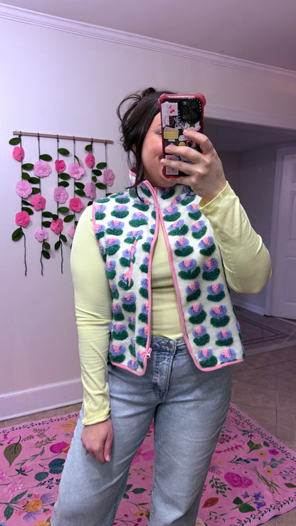 Tulip Pop Textured Vest