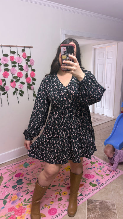 Floral Babydoll Dress