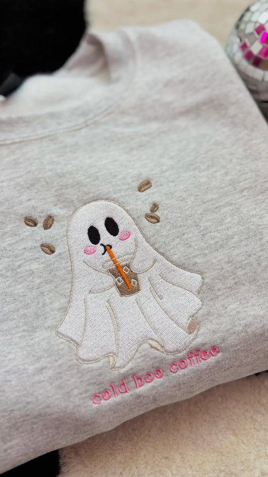 Cold Boo Embroidered Crewneck