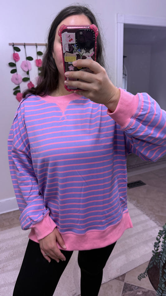 Candy Stripe Pullover