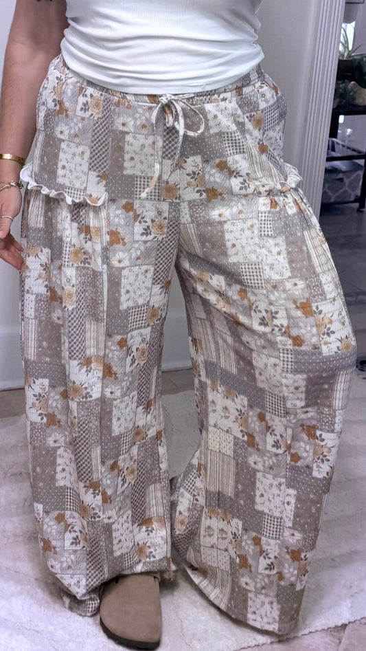 Golden Hour Patchwork Pants