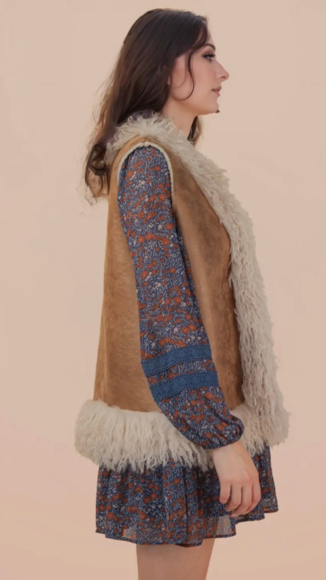 Boho Fur Vest