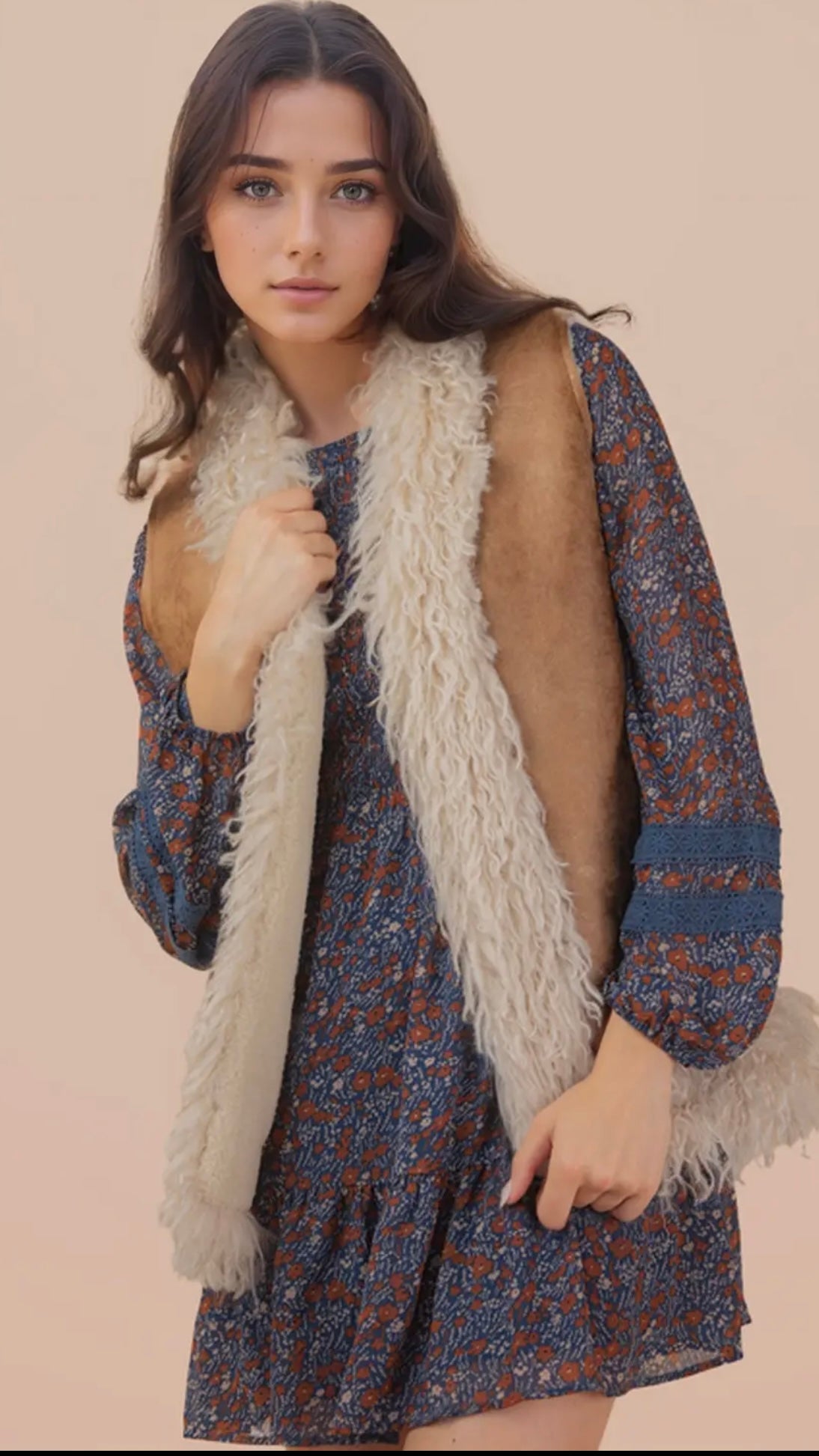 Boho Fur Vest