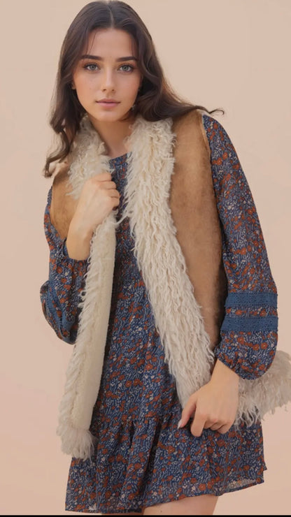 Boho Fur Vest