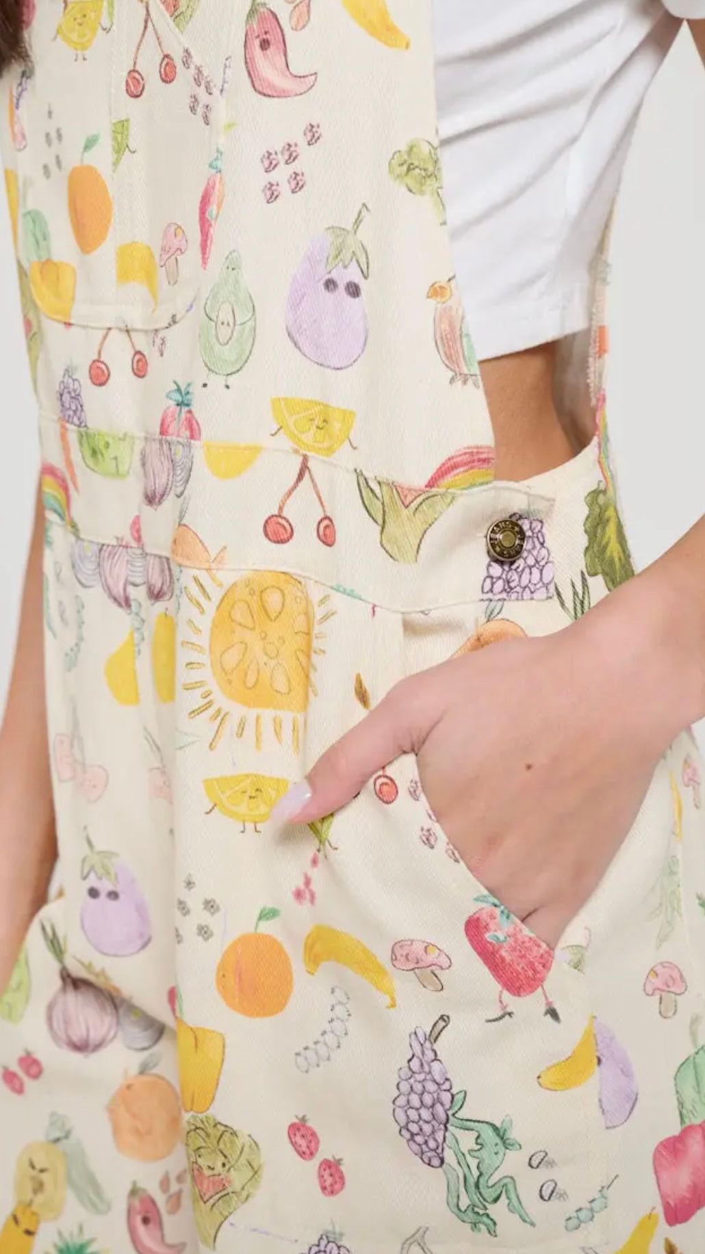 Cherries + Berries Overalls