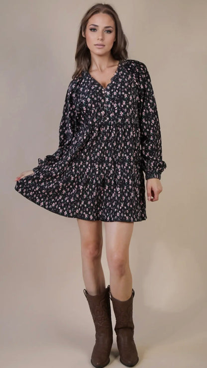 Floral Babydoll Dress