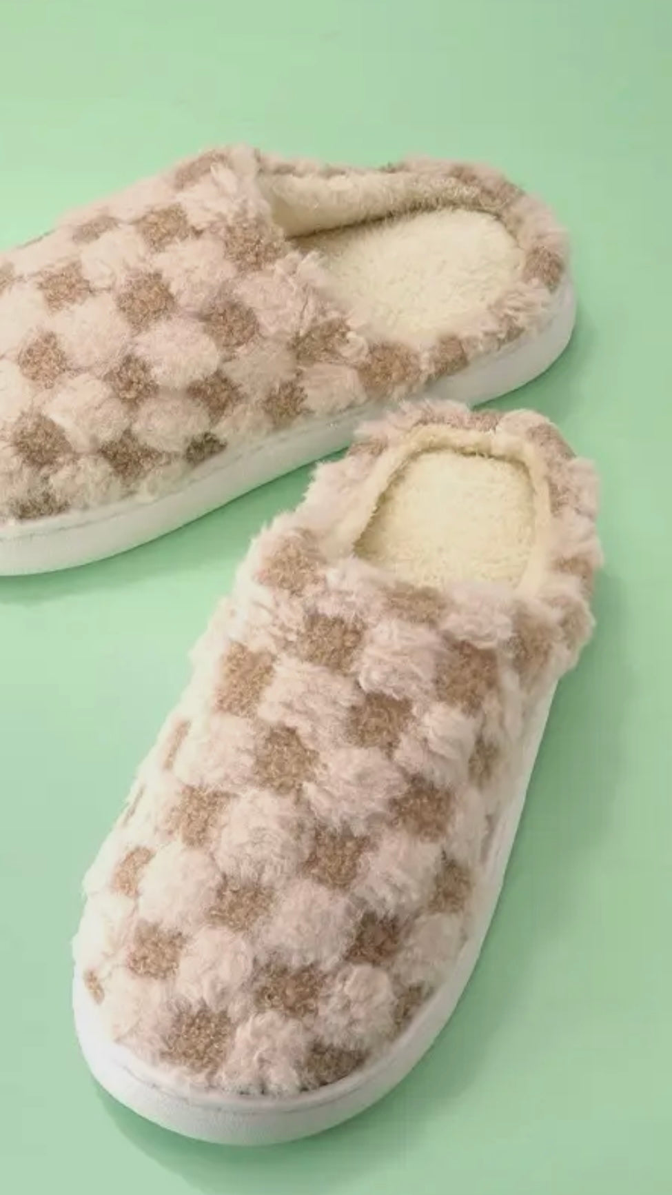 Checkered Slippers