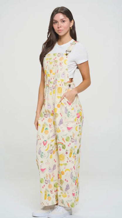 Cherries + Berries Overalls