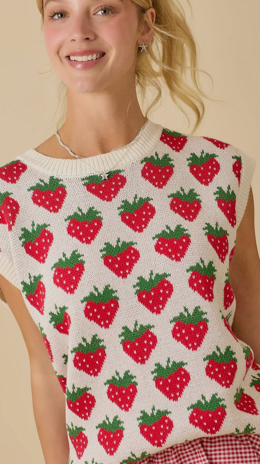 Berry Sweet Knit Top