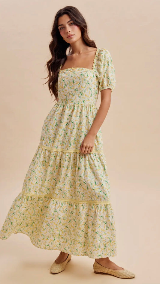 Golden Garden Dress
