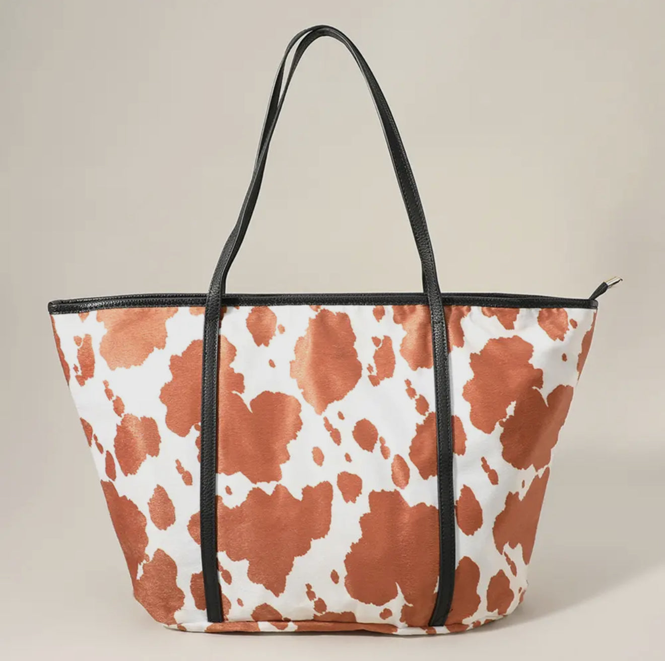 Cow Patterned Tote