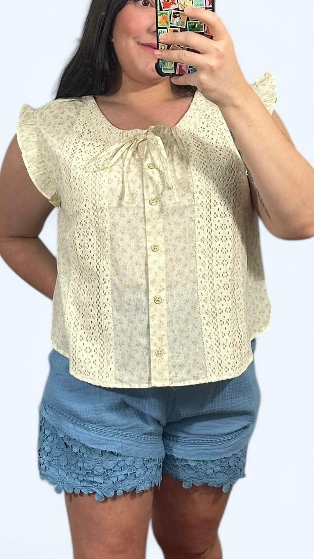 Lace & Lilies Top