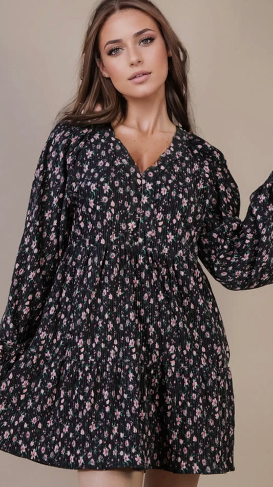 Floral Babydoll Dress