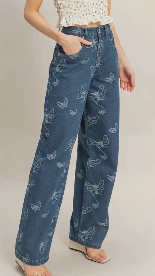 Butterfly Straight Jeans