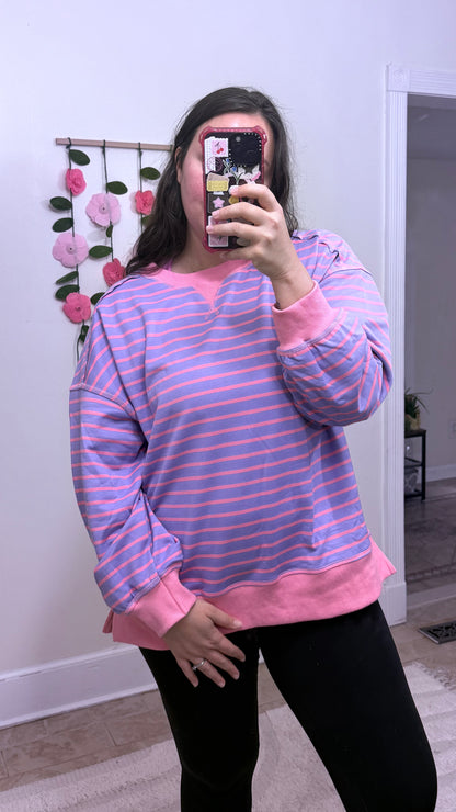 Candy Stripe Pullover