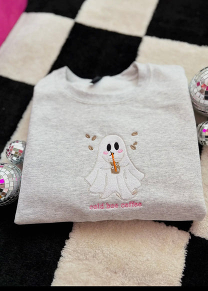Cold Boo Embroidered Crewneck