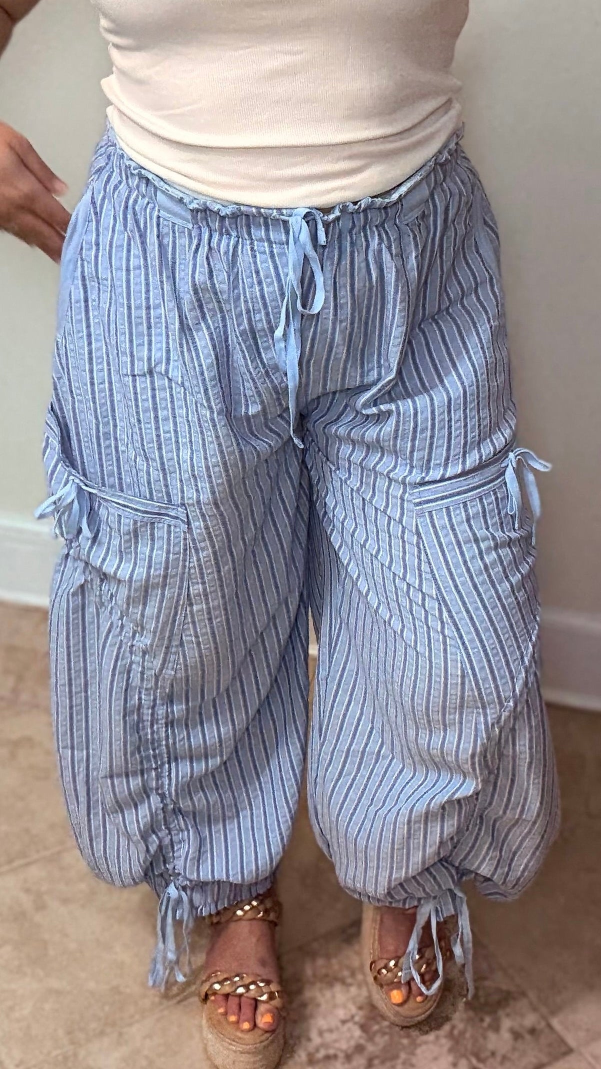 Cloud Cruiser Pants – Blue Stripe