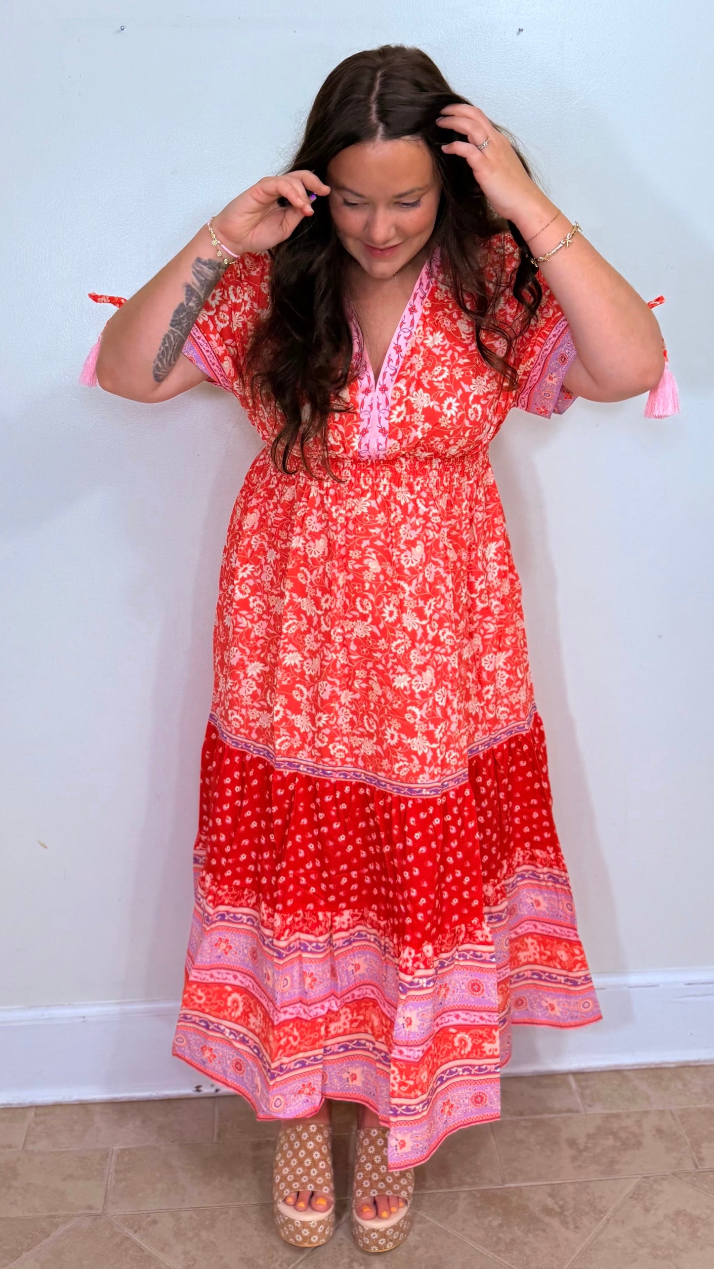 The Sunset Bloom Dress