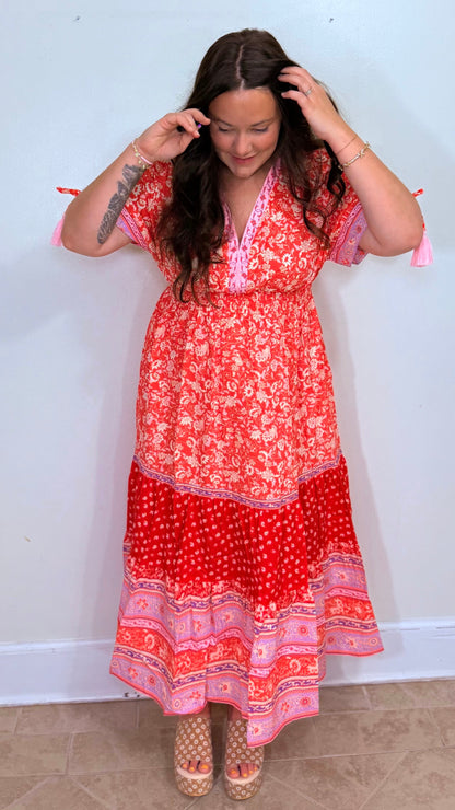 The Sunset Bloom Dress