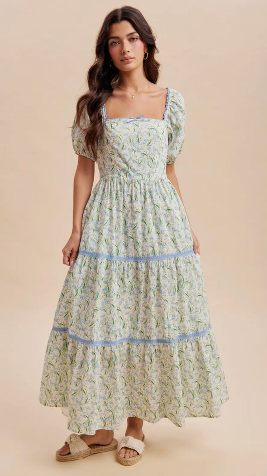Blue Petal Dress