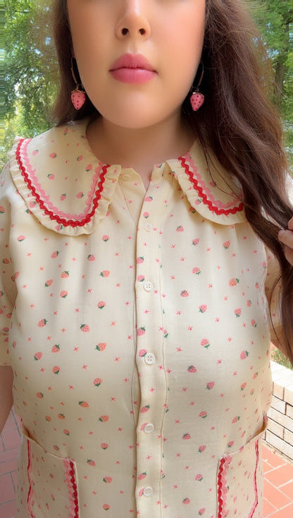 Strawberry Sundae Mini Dress