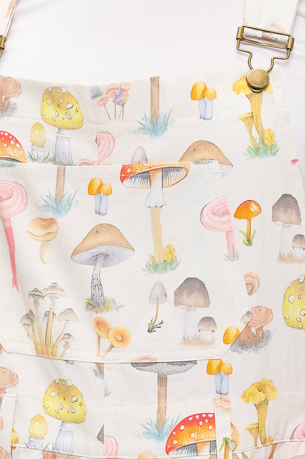 Whimsy Mushroom Shortalls